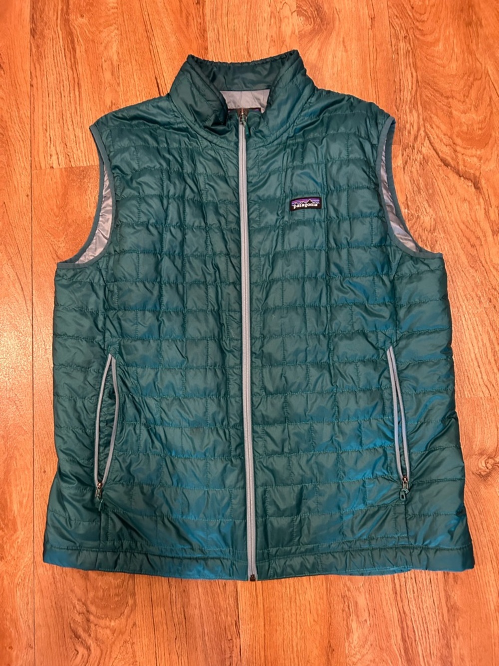 Patagonia Dark Teal Quilted Lightweight Vest